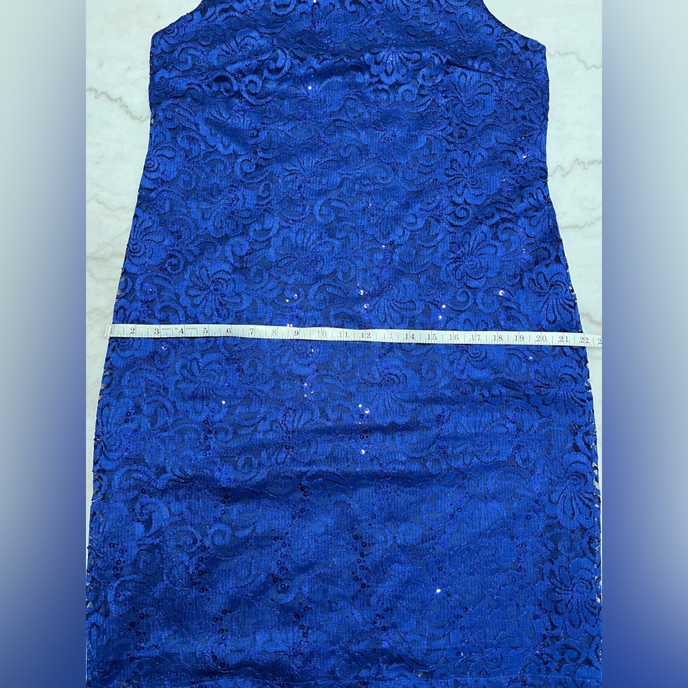 NWOT Cachet Royal Blue Lace Ensemble‎ - Picture 9 of 12